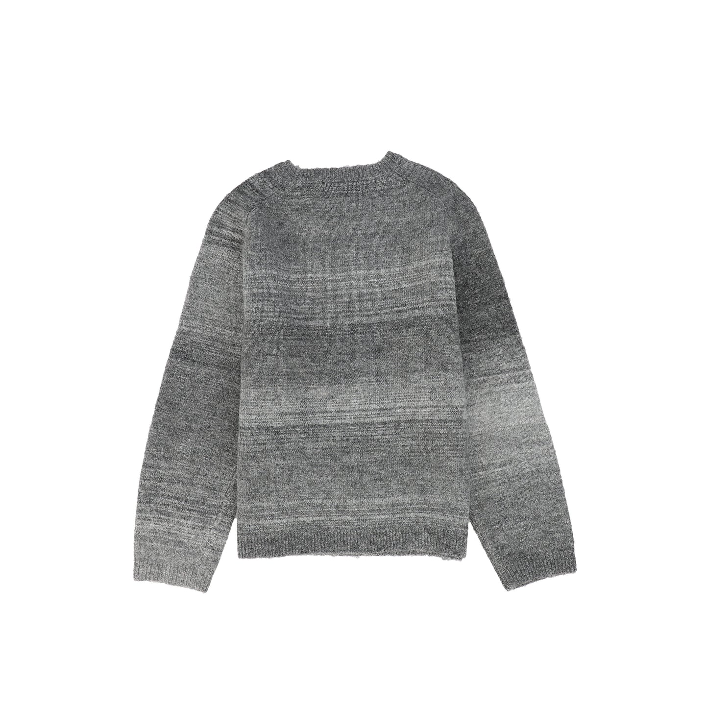 LE BOURDON GREY OMBRE KNIT SWEATER