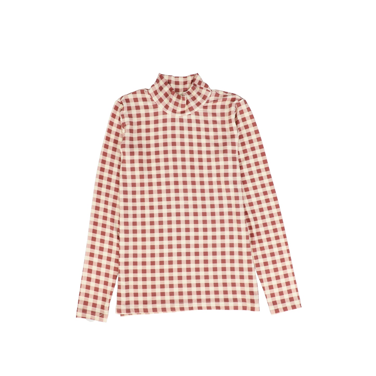 Bace Collection Red Gingham Turtleneck [FINAL SALE]