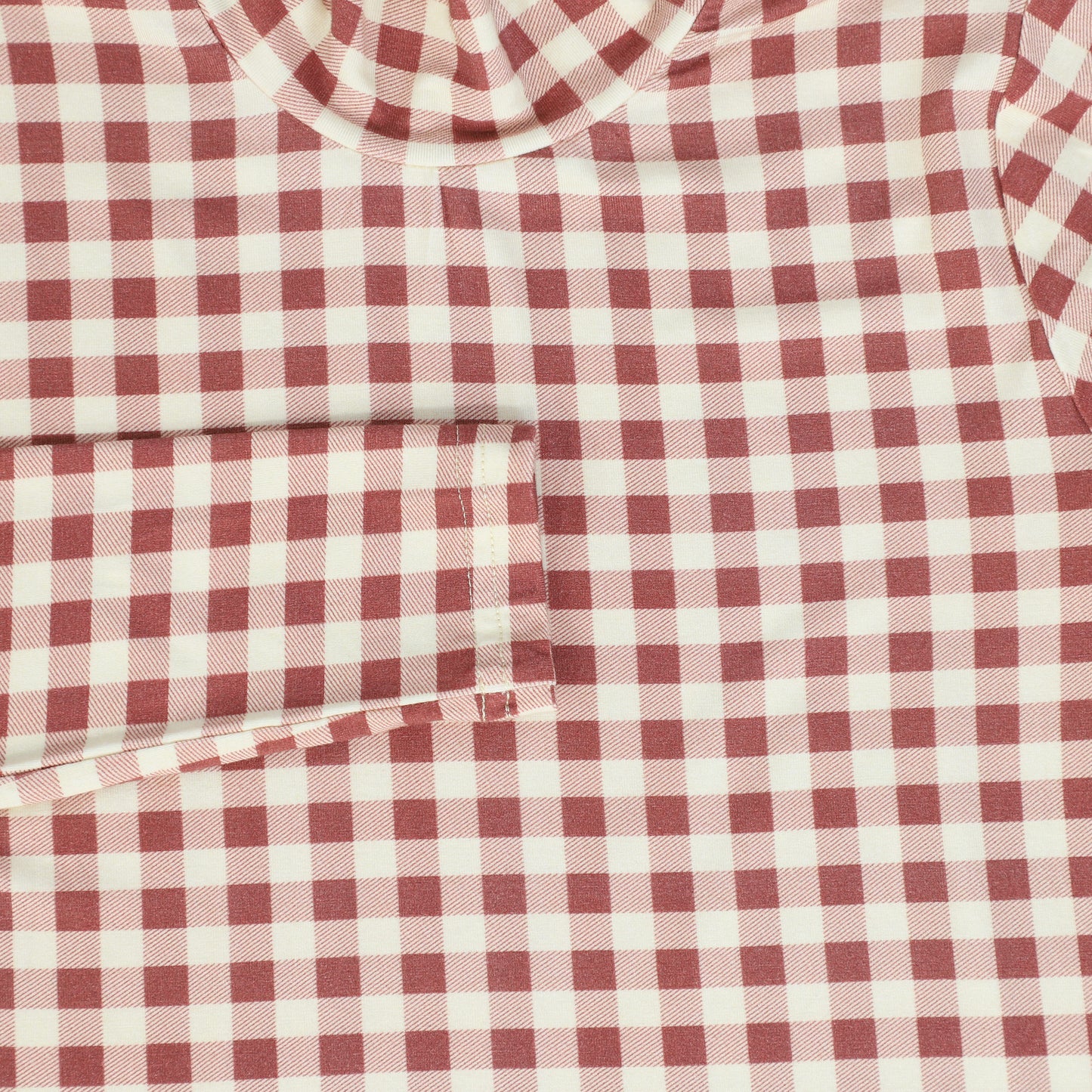 Bace Collection Red Gingham Turtleneck [FINAL SALE]