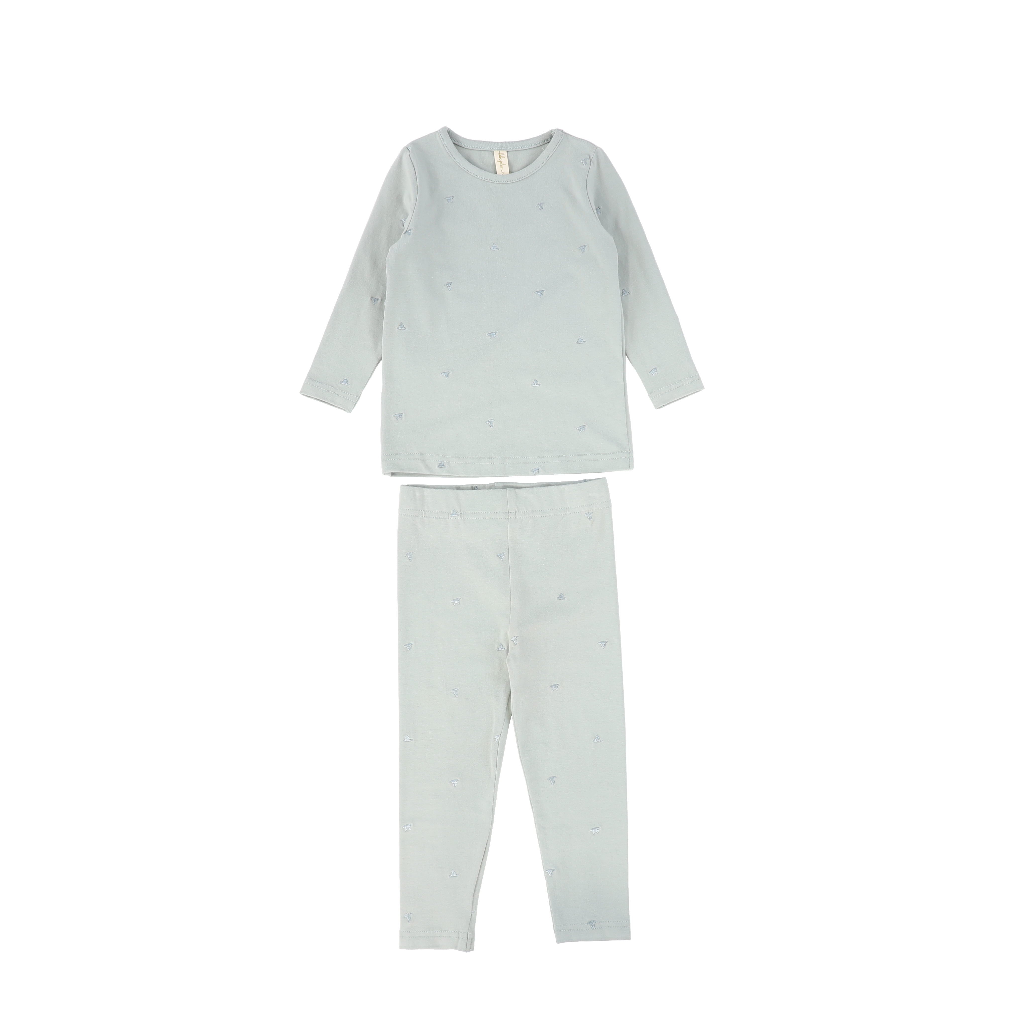 Bebe Jolee Sage Embroidered Bird Sleepwear Set [FINAL SALE] – Luibelle