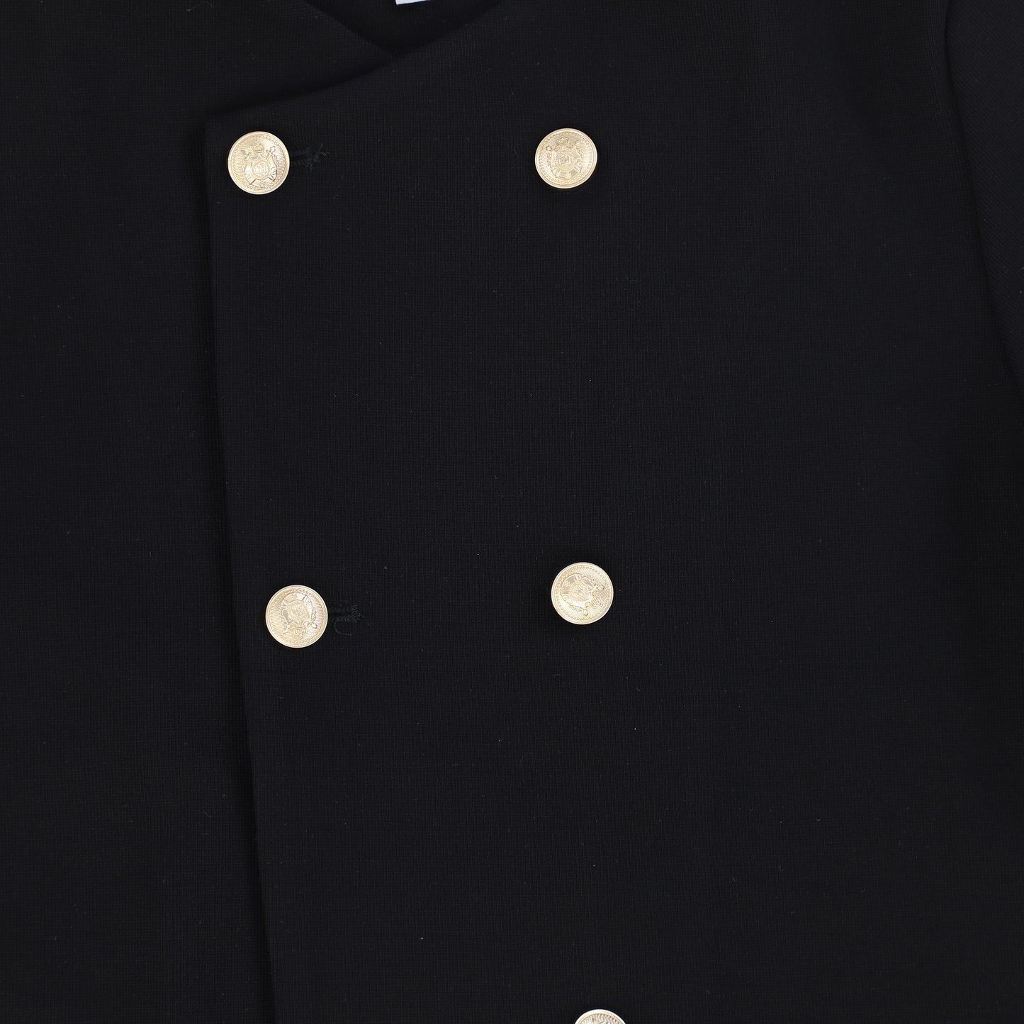 Bace Collection Black Gold Button Blazer [FINAL SALE]