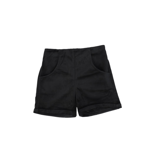 Le Bourdon Black Velvet Shorts