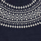 Le Bourdon Navy Fairisle Sweater Set [FINAL SALE]
