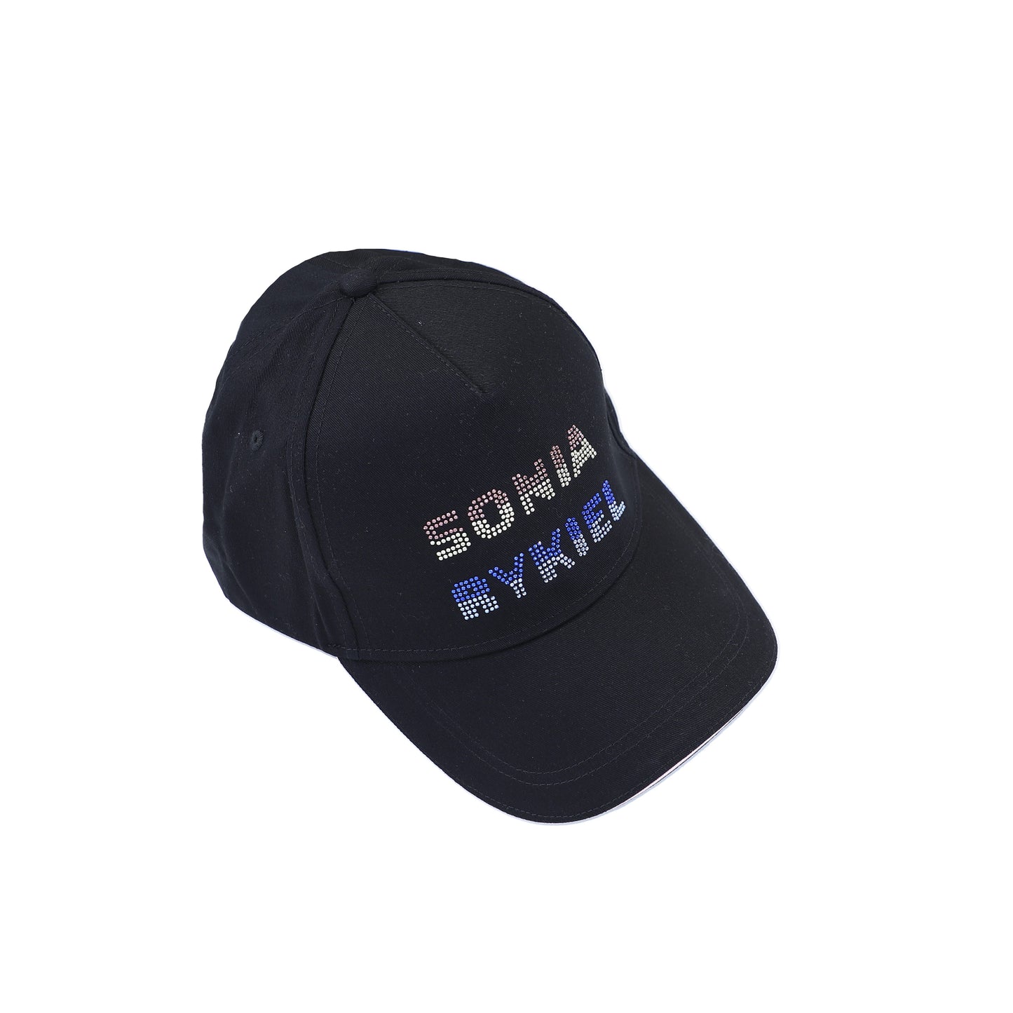 SONIA RYKIEL BLACK COLORED LOGO CAP