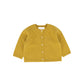 CERA UNA VOLTA MUSTARD KNIT BUTTON CARDIGAN