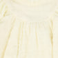 CERA UNA VOLTA CREAM KNIT RUFFLE TRIM DRESS