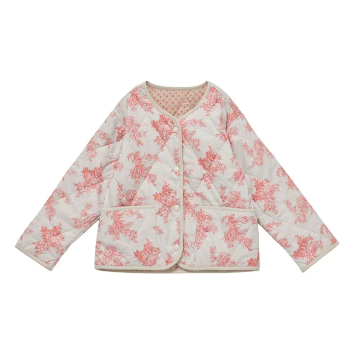 CERA UNA VOLTA PINK TOILE PRINT JACKET