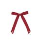 LE ENFANT BURGUNDY EMBROIDERED CHERRY BOW [FINAL SALE]