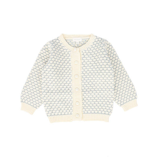 Angel Dear Boys Blue Cardigan Sweater - Monogram Available – The Silver Plum