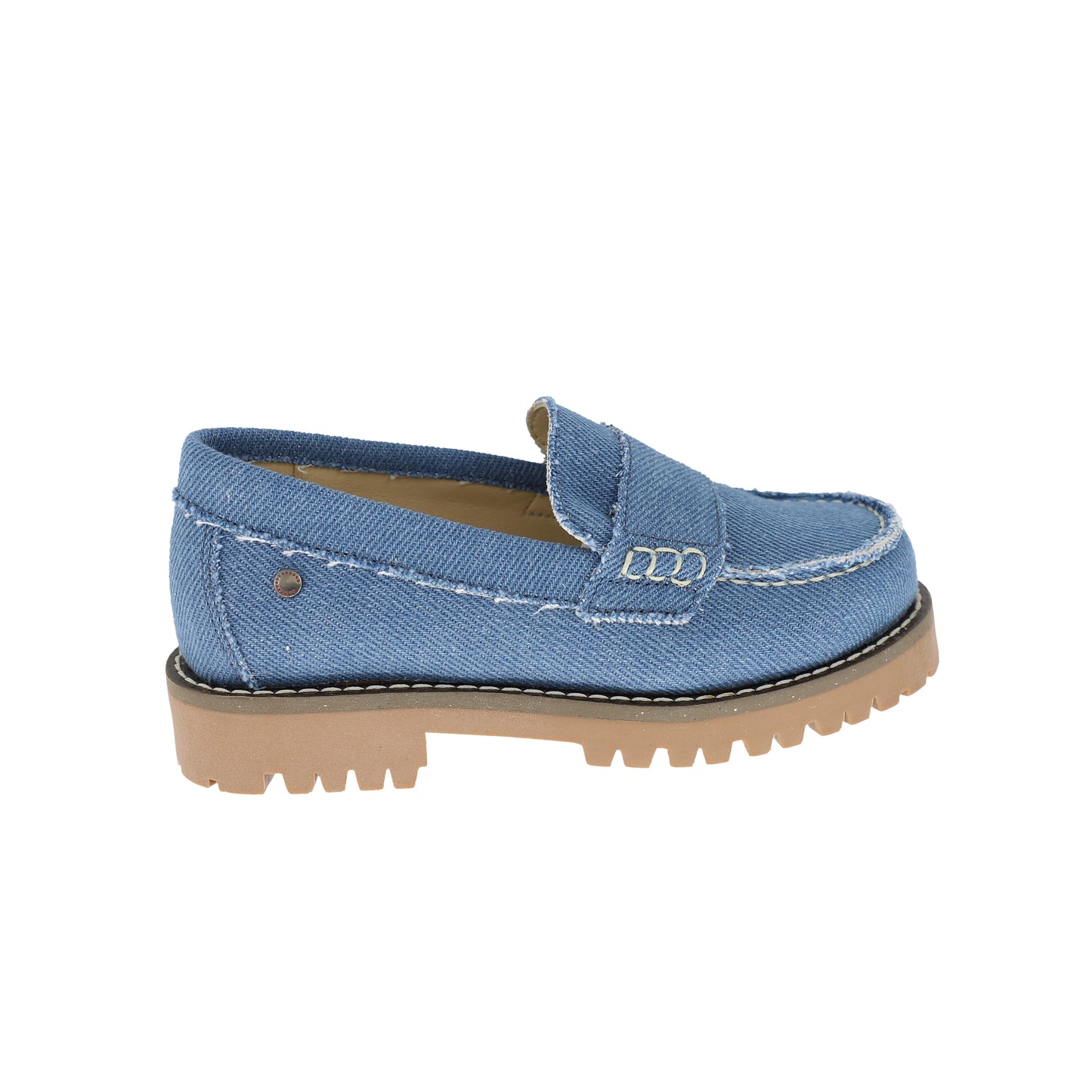 CONFETTI DENIM LOGO CHUNKY LOAFER [Final Sale] [FINAL SALE]