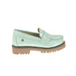 CONFETTI MINT GREEN LOGO CHUNKY LOAFER [Final Sale] [FINAL SALE]