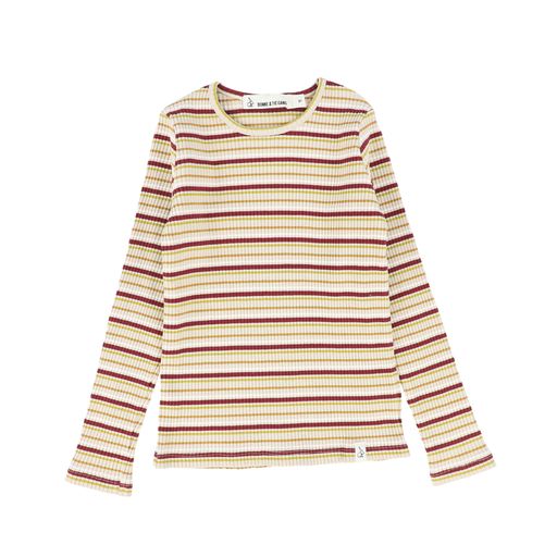 BONNIE AND THE GANG MULTI COLOR STRIPED TEE [Final Sale]