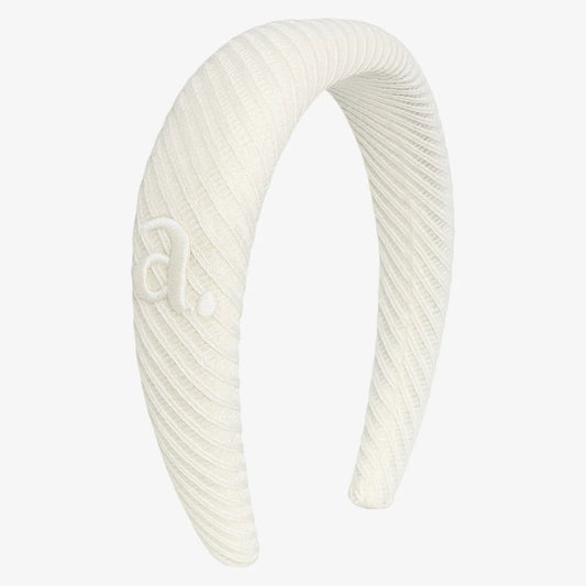 ARCHI OFF WHITE KNIT HEADBAND [FINAL SALE]