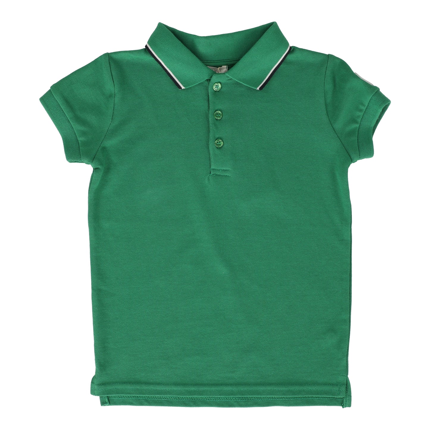 LIL LEGS GREEN STRIPE POLO