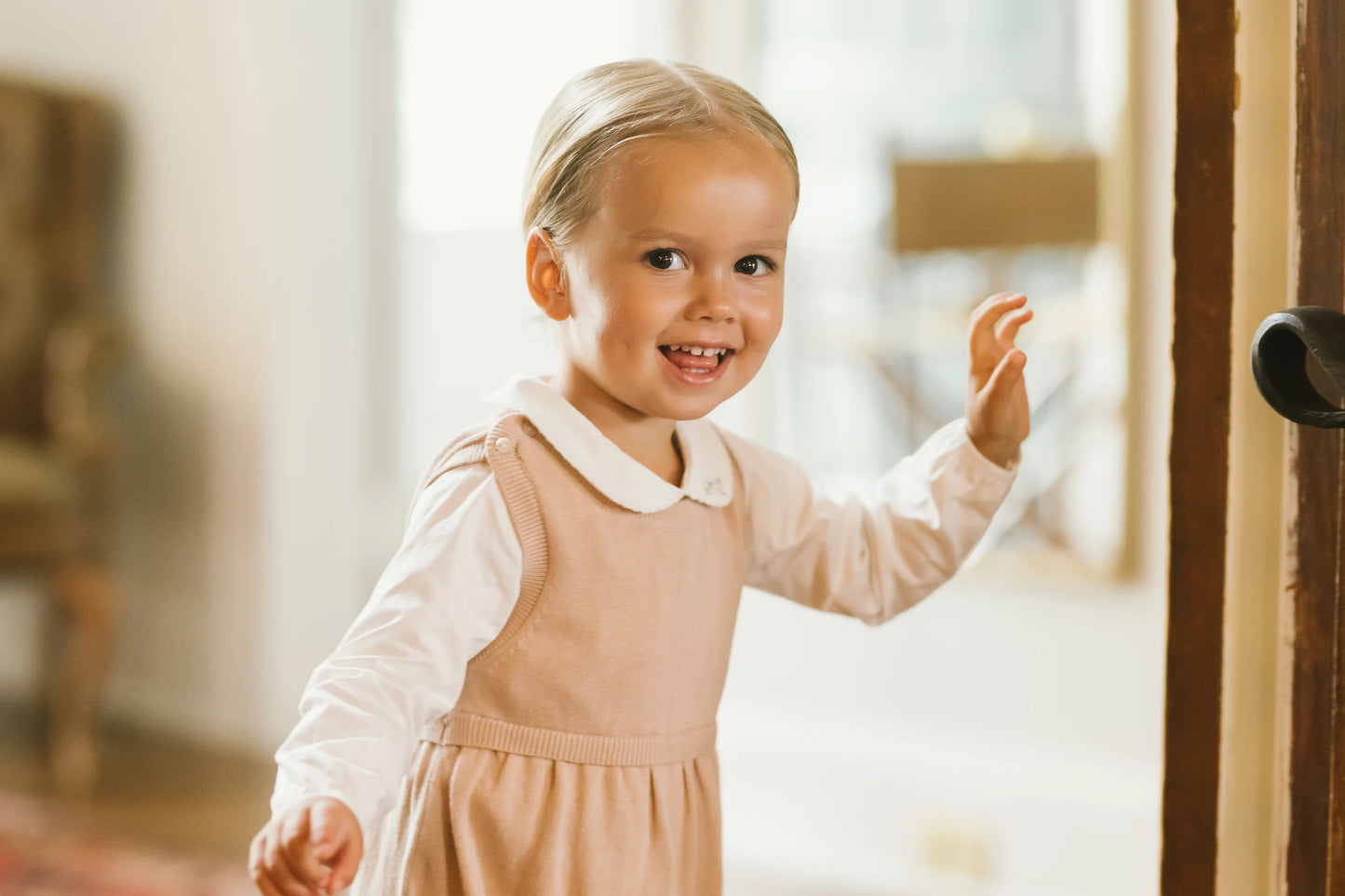 ANALOGIE WINTER WHITE TODDLER GIRLS BLOUSE