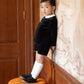 ANALOGIE BLACK VELVET TODDLER BLAZER