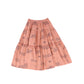 LETTER TO THE WORLD DULL CORAL WORD PRINT SKIRT [FINAL SALE]