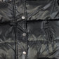 APPAMAN BLACK/NATURAL FUR PUFFER COAT