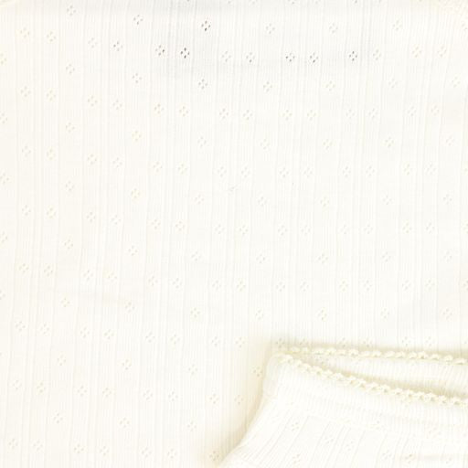 PETIT PIAO CREAM POINTELLE UNDERSHIRT SET [Final Sale]