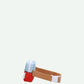 STICKY LEMON RED/BLUE COLOR BLOCK FANNY PACK