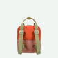 STICKY LEMON ORANGE COLOR BLOCK MINI BACKPACK