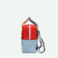 STICKY LEMON RED/BLUE COLOR BLOCK MINI BACKPACK