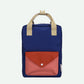 STICKY LEMON BLUE COLOR BLOCK POCKET BACKPACK