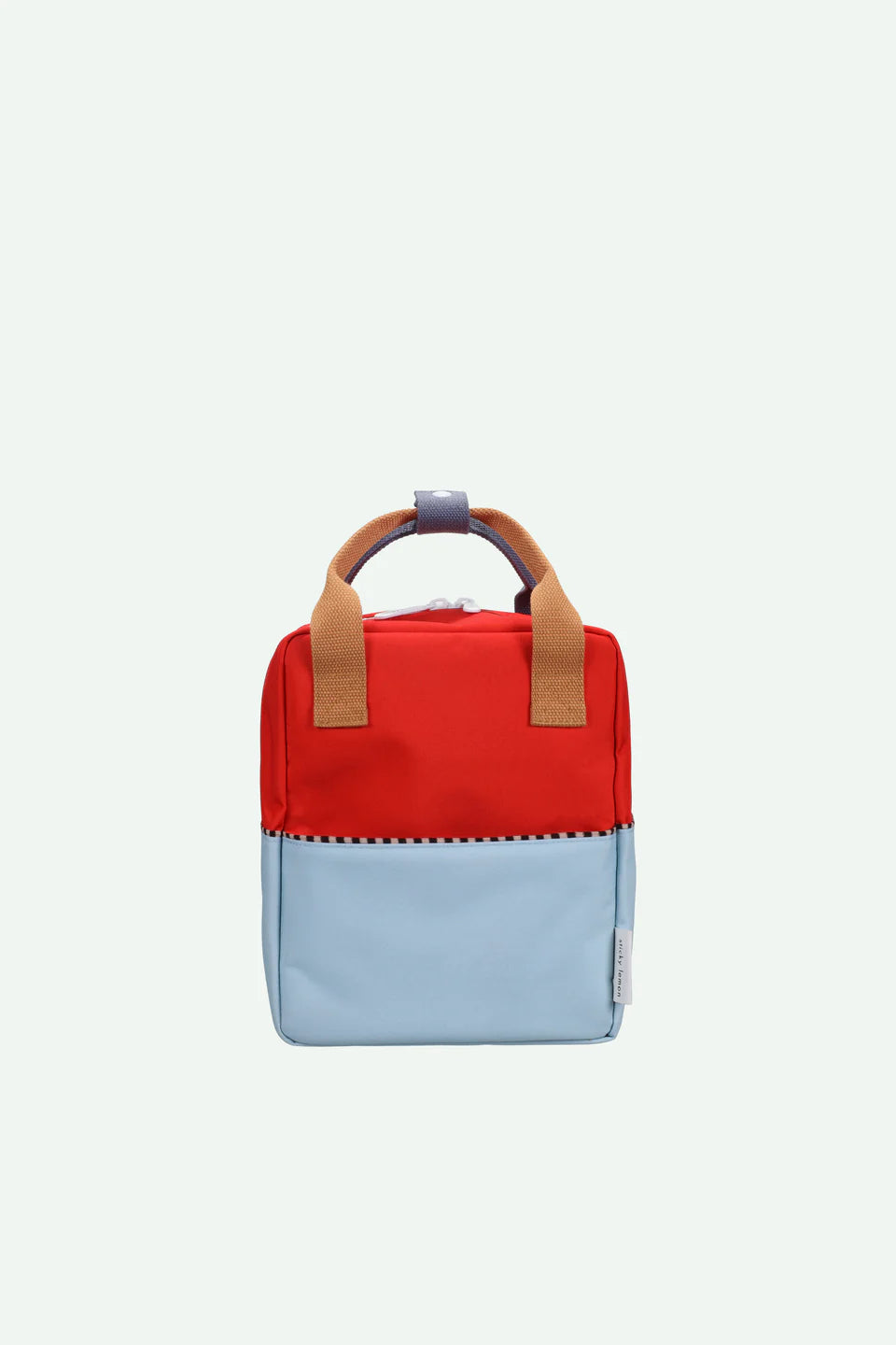 STICKY LEMON RED/BLUE COLOR BLOCK MINI BACKPACK
