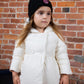ELLABEE IVORY FLARED BUTTON COAT