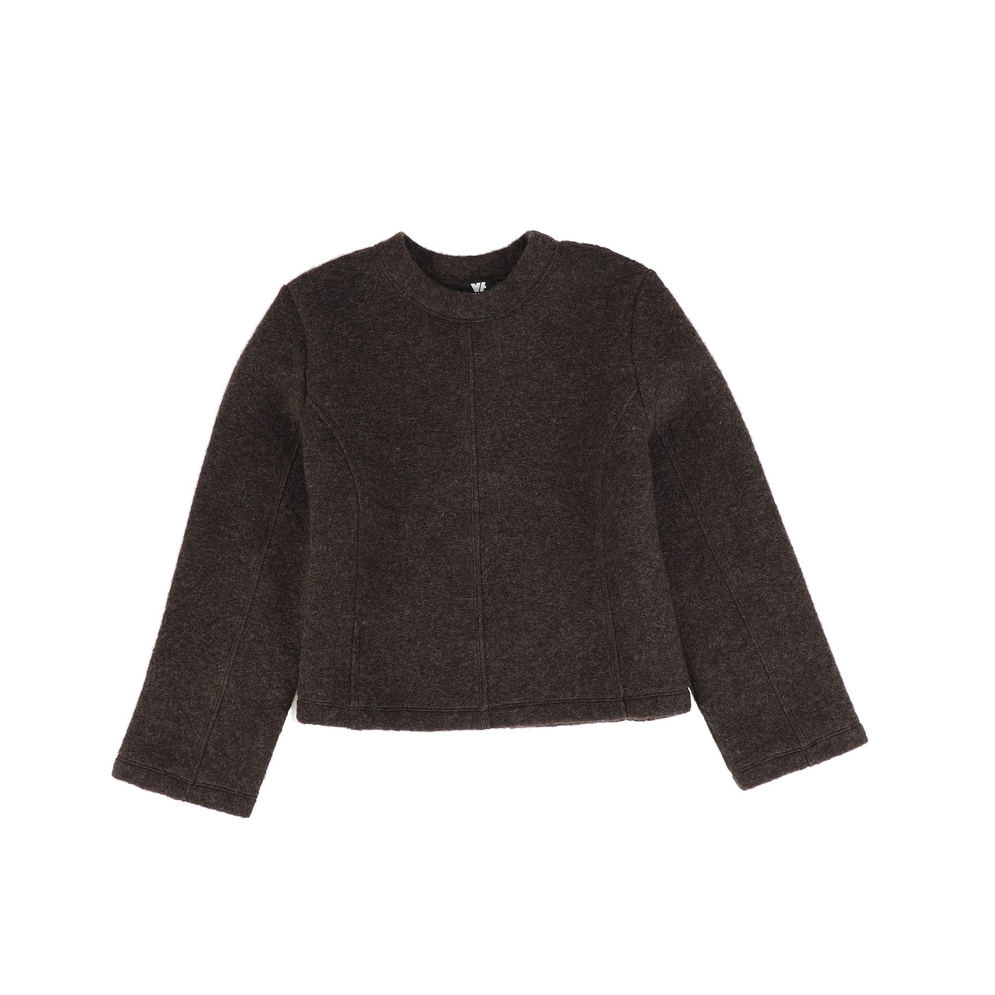 VENERA ARAPU BROWN WOOL TOP [FINAL SALE]