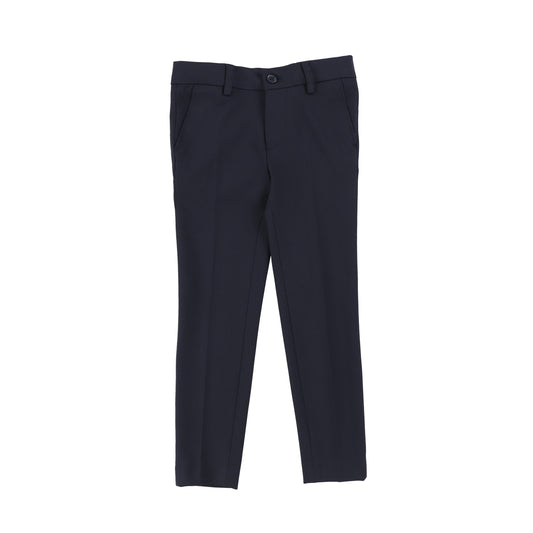 T.O. COLLECTION NAVY SLIM PANTS [FINAL SALE]