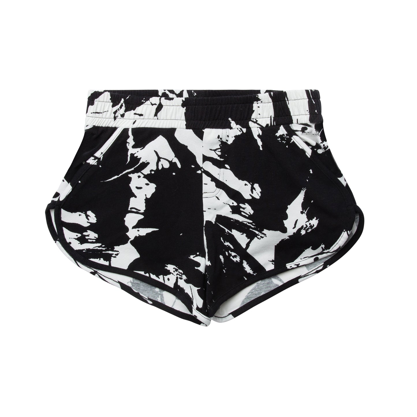 ROOIE AND FRIENDS BLACK/WHITE DESIGN SHORTS