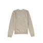 KIPP TAUPE YARN TRIM KNIT SWEATER