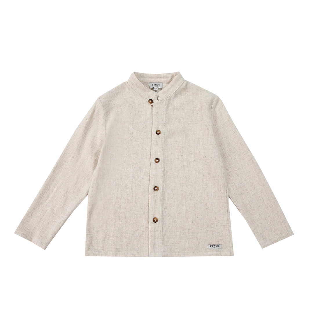 DONSJE TAUPE BUTTON DOWN SHIRT