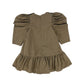 JESSIE AND JAMES OLIVE GREEN WITH BLACK BIB DRESS [Final Sale]