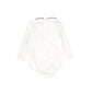 BACE COLLECTION WHITE/GREY LONG SLEEVE ONESIE
