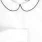 BACE COLLECTION WHITE/GREY LONG SLEEVE ONESIE