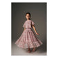 CERA UNA VOLTA PALE PINK TULLE ROSE PRINT JUMPER