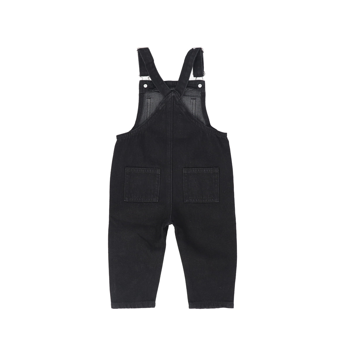 HEVEN CHILD BLACK DENIM OVERALLS