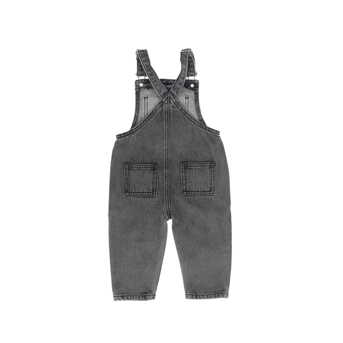 HEVEN CHILD GREY DENIM OVERALLS