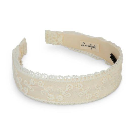 LA ENFANT CREAM LACE HEADBAND [FINAL SALE]