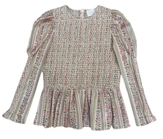 VALENTINA FLORAL SMOCK AND BUBBLE BLOUSE