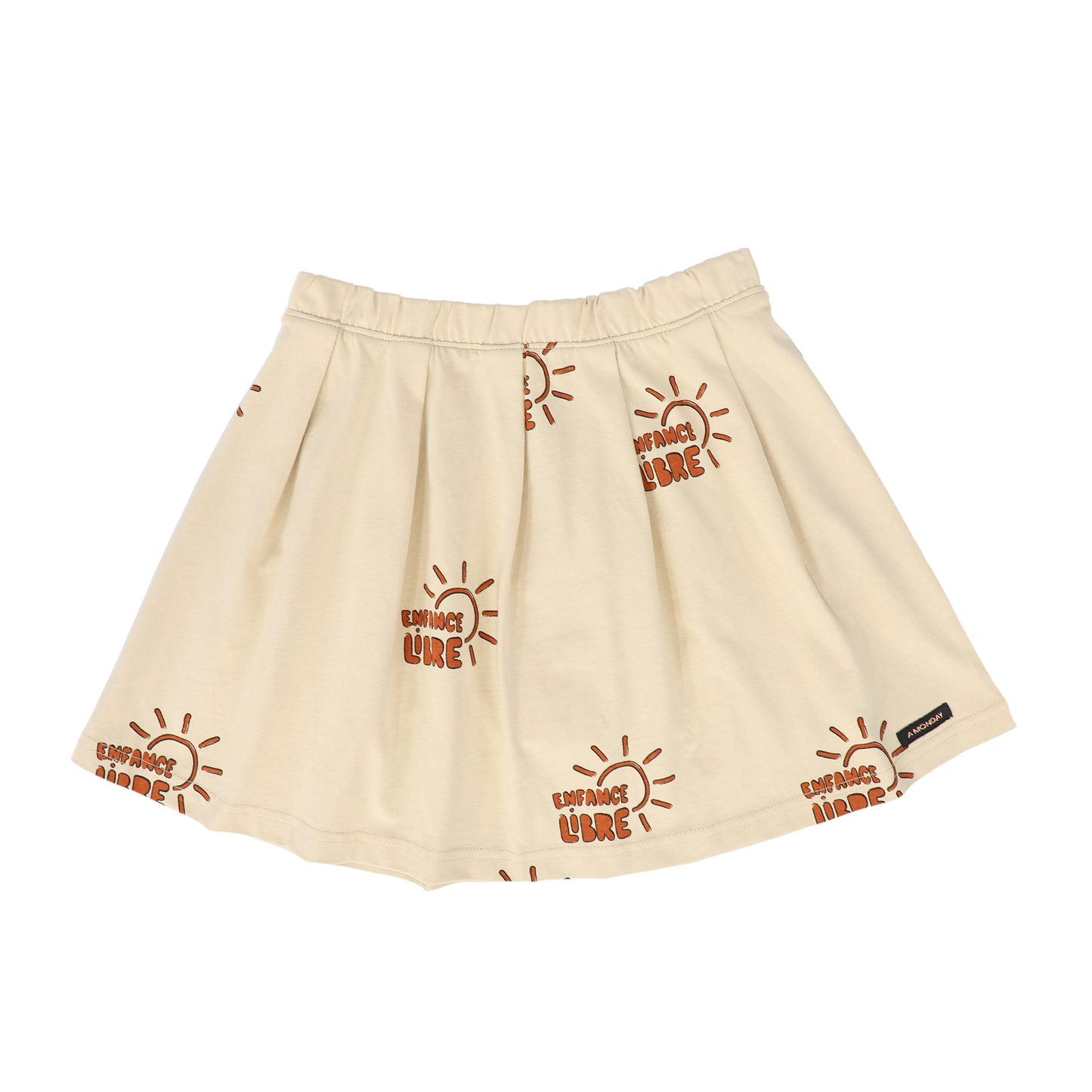 A MONDAY IN COPENHAGEN BIEGE SUN PRINT FLARE SKIRT [FINAL SALE]