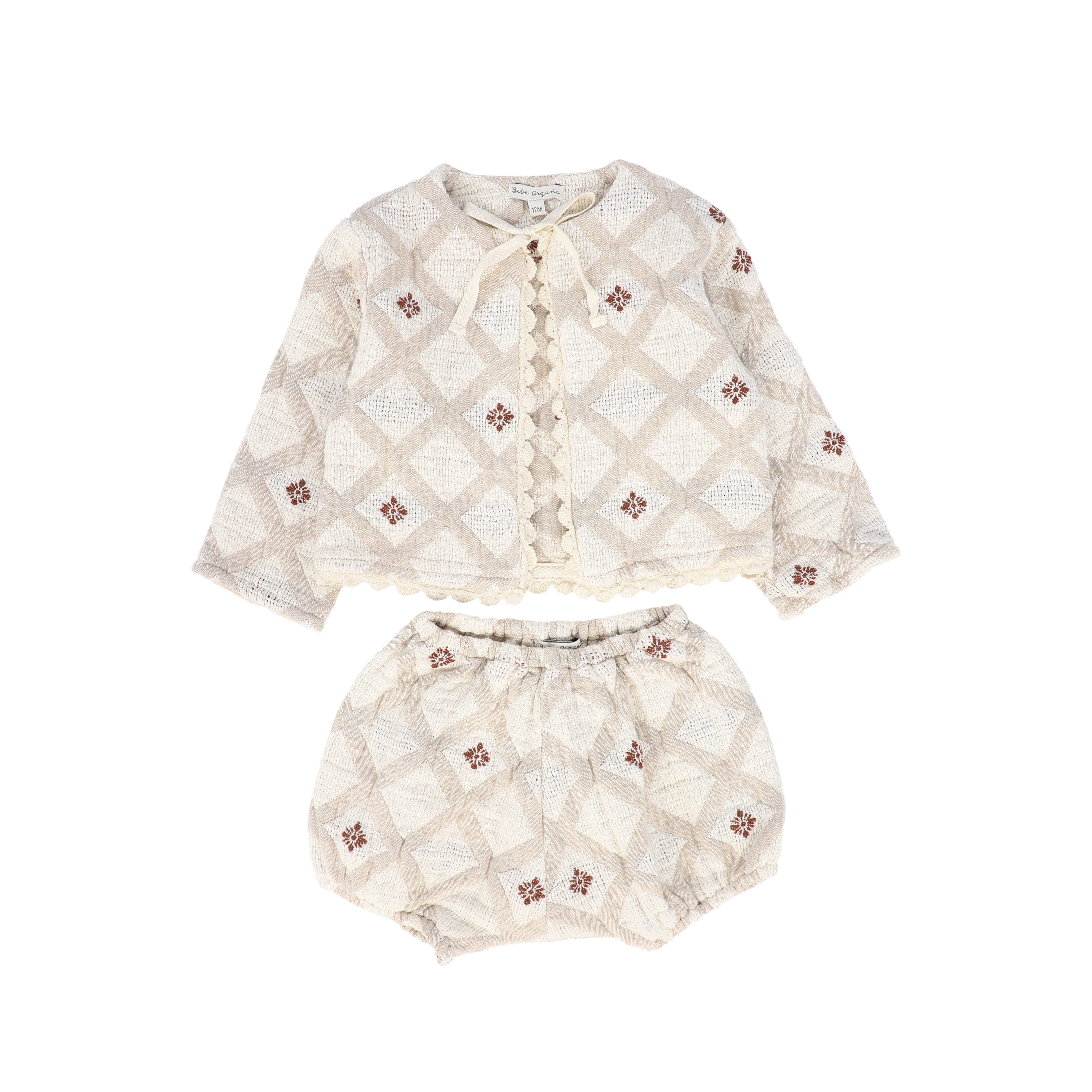 【omochi】bebeorganic Joan Baby Set 24m omochi】bebeorganic Joan Baby Set 24m Joan Baby Set, Natural
