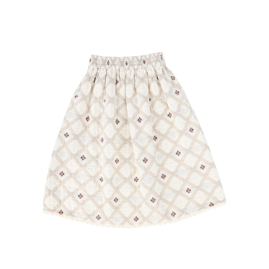 BEBE ORGANIC NATURAL PATCHWORK SKIRT [FINAL SALE]