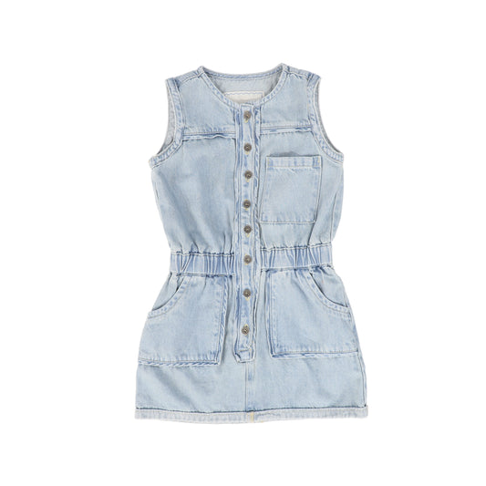 ROOIE AND FRIENDS BLUE DENIM SEAM JUMPER