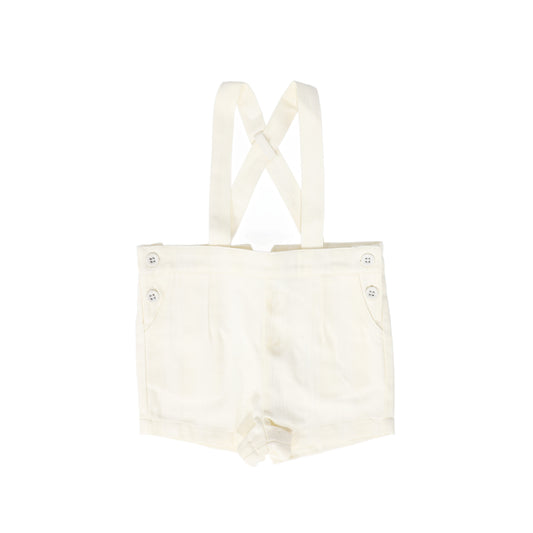 COCO BLANC IVORY BUTTON SHORTS