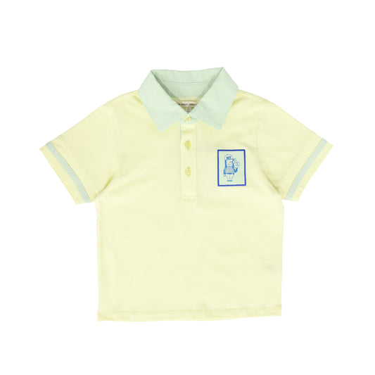 THE SUNDAY COLLECTIVE YELLOW TRIM POLO [FINAL SALE]