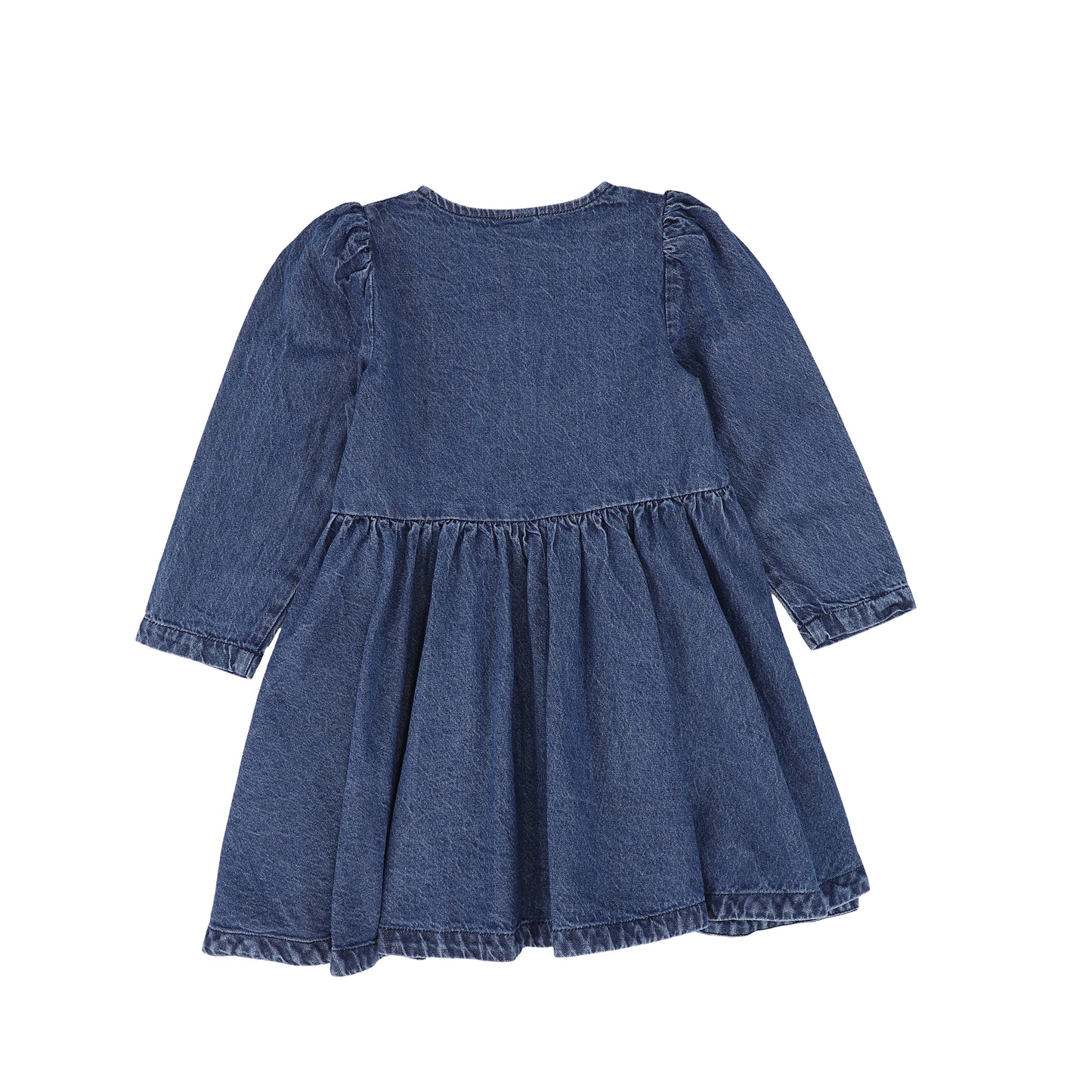 WYNKEN MID BLUE DENIM WAISTED DRESS [FINAL SALE]