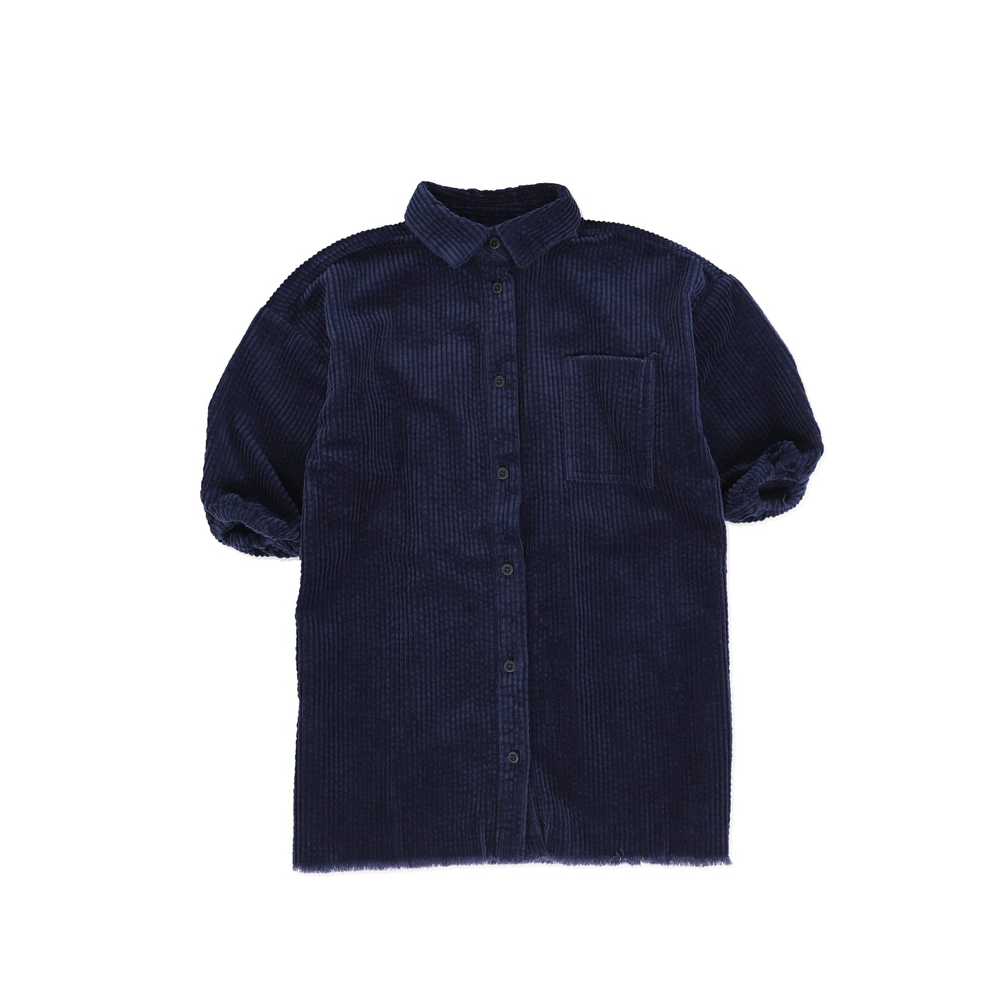 KIN & KIN BLUE CORDUROY SHIRT DRESS [FINAL SALE]